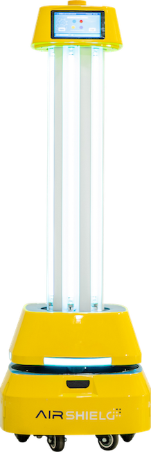 UV Guardian disinfection robot.